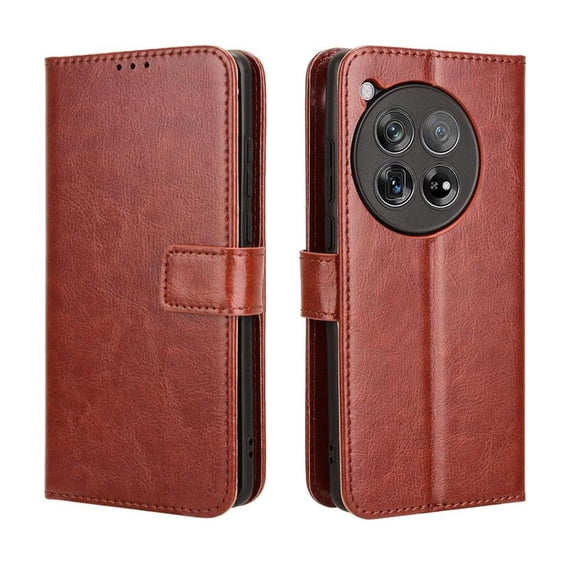 Flip Case for OnePlus 12 All-in-One Wallet Multifunctional Folio Flip Cover with Card Holder and Detachable Wrist Strap