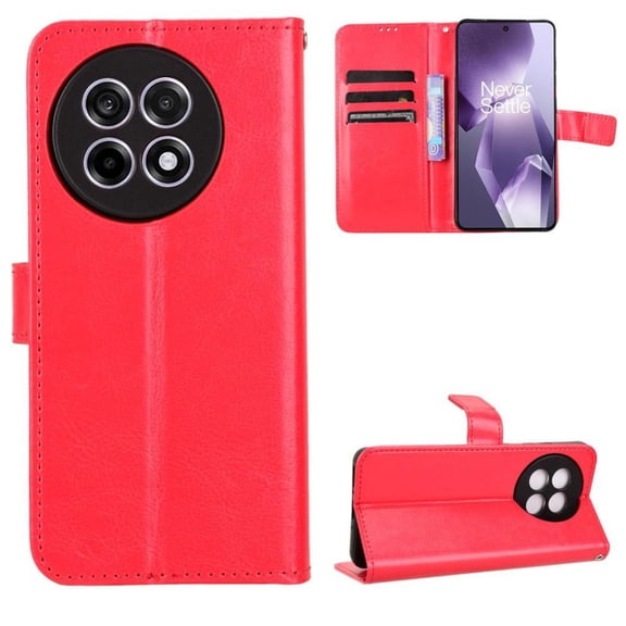 Flip Case for OnePlus Ace 5 / Ace 5 Pro /13R 5G All-in-One Wallet Multifunctional Folio Flip Cover with Card Holder and Detachable Wrist Strap