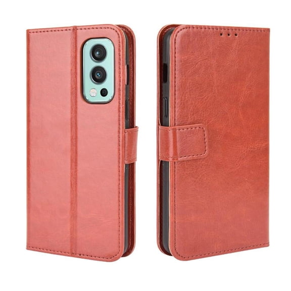 Flip Case for OnePlus Nord 2 5G All-in-One Wallet Multifunctional Folio Flip Cover with Card Holder and Detachable Wrist Strap