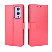 Flip Case for Oneplus 9 5G All-in-One Wallet Multifunctional Folio Flip Cover with Card Holder and Detachable Wrist Strap