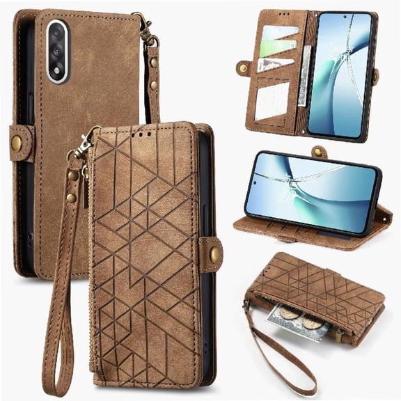Flip Case for Oneplus Nord 5 Simple Business Leather Case Wallet Flip Cover Shockproof