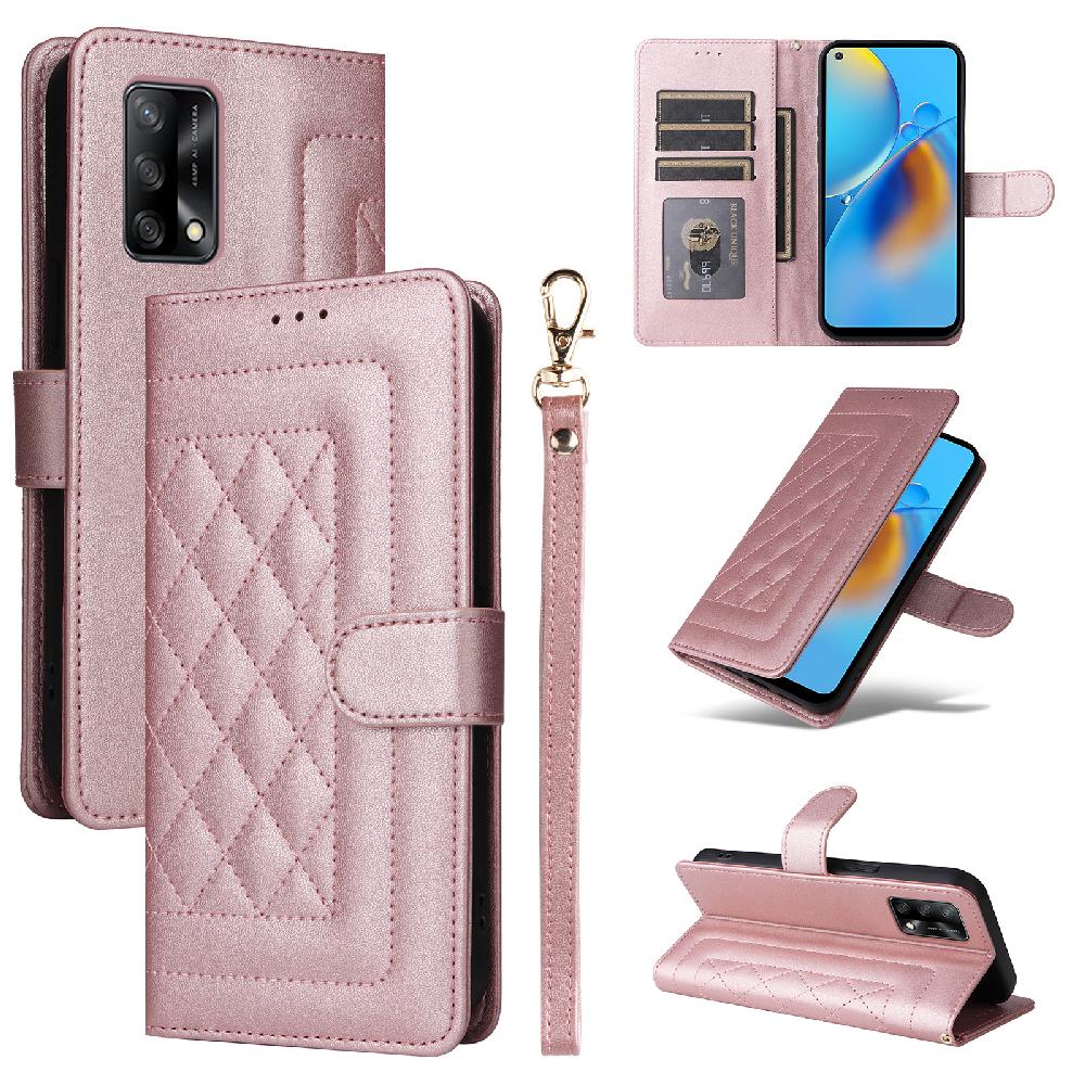 Flip Case for Oppo F19 Wallet Leather Case Simple Business Shockproof