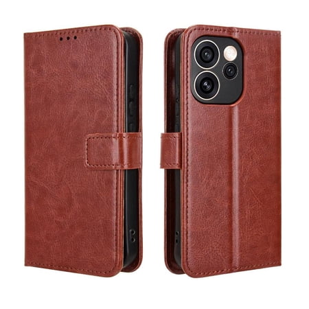 Flip Case for Oppo Reno15 Pro 5G All-in-One Wallet Multifunctional Folio Flip Cover with Card Holder and Detachable Wrist Strap