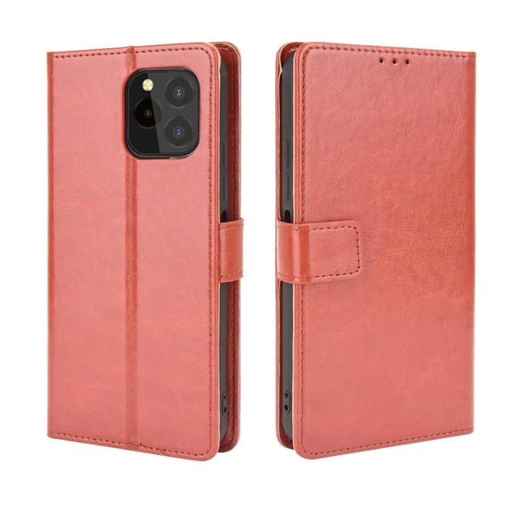 Flip Case for Oukitel C21 Pro All-in-One Wallet Multifunctional Folio Flip Cover with Card Holder and Detachable Wrist Strap