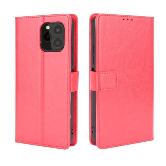 Flip Case for Oukitel C21 Pro All-in-One Wallet Multifunctional Folio Flip Cover with Card Holder and Detachable Wrist Strap