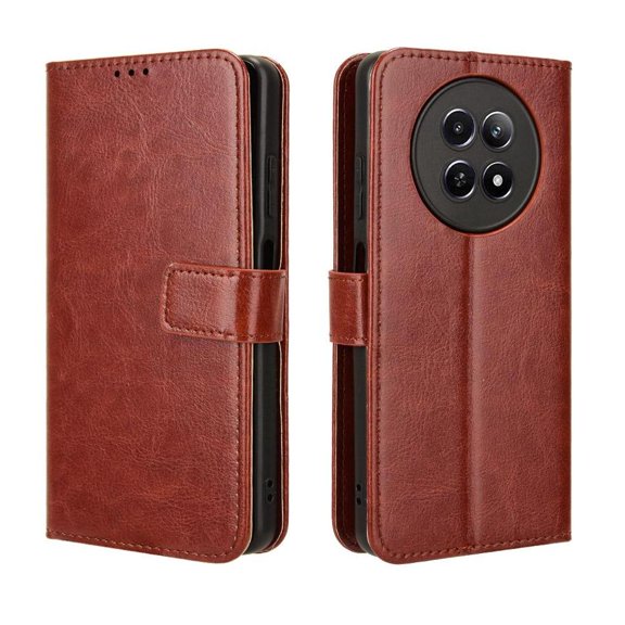 Flip Case for Realme 12 5G All-in-One Wallet Multifunctional Folio Flip Cover with Card Holder and Detachable Wrist Strap