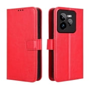 Flip Case for Realme GT 7 Pro 5G All-in-One Wallet Multifunctional Folio Flip Cover with Card Holder and Detachable Wrist Strap