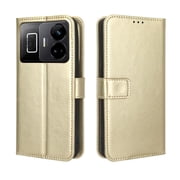 Flip Case for Realme GT Neo 5 All-in-One Wallet Multifunctional Folio Flip Cover with Card Holder and Detachable Wrist Strap