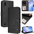 thumbnail image 1 of Flip Case for Samsung Galaxy A01 RFID Blocking Magnetic Clasp Wallet Case with 3 Card Slots and Kickstand Function, 1 of 4