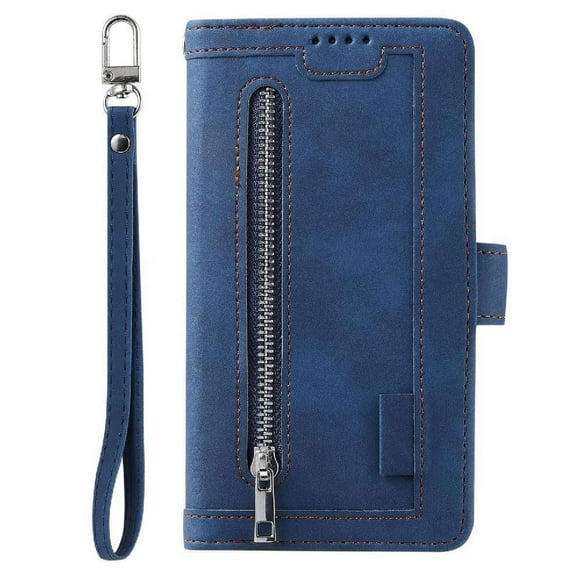 Flip Case for Samsung Galaxy A15 4g/5g Lanyard Pu Leather Kickstand 9 Card Slots Wallet