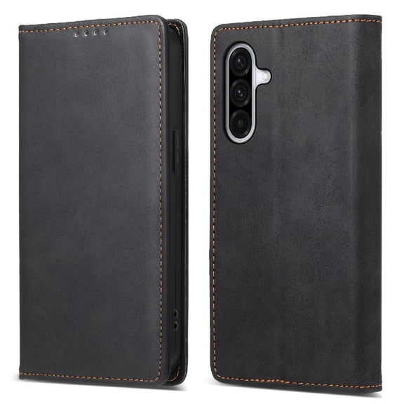 Flip Case for Samsung Galaxy A17 Kickstand Tpu Shockproof Card Slot Business Casual