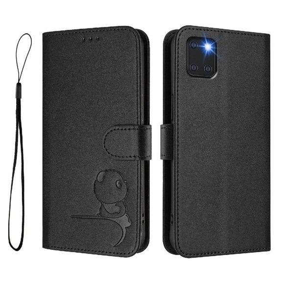 Flip Case for Samsung Galaxy Note 10 Lite RFID Blocking Magnetic Clasp Wallet Case with 3 Card Slots and Kickstand Function