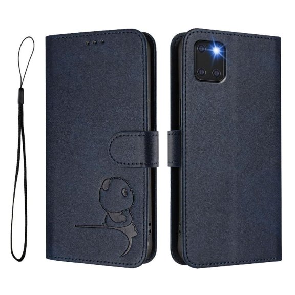 Flip Case for Samsung Galaxy Note 10 Lite RFID Blocking Magnetic Clasp Wallet Case with 3 Card Slots and Kickstand Function
