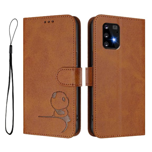 Flip Case for Samsung Galaxy S10 Lite RFID Blocking Magnetic Clasp Wallet Case with 3 Card Slots and Kickstand Function
