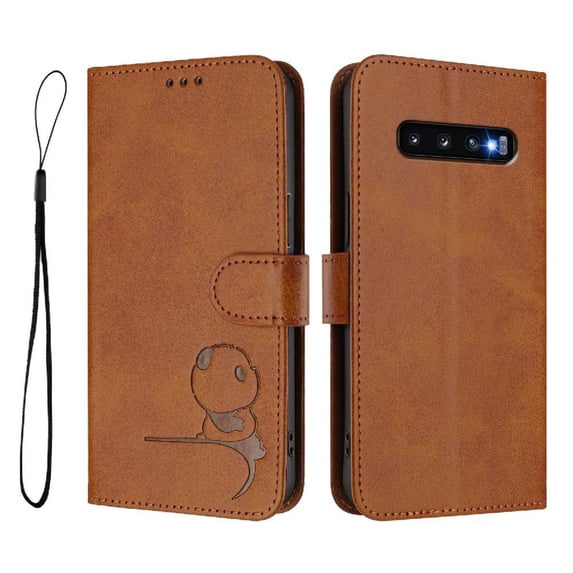 Flip Case for Samsung Galaxy S10 RFID Blocking Magnetic Clasp Wallet Case with 3 Card Slots and Kickstand Function