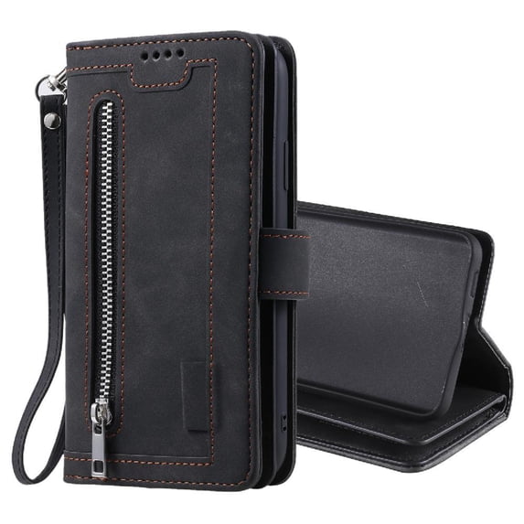 Flip Case for Samsung Galaxy S21 Plus 9 Card Slots Wallet Lanyard Pu Leather Kickstand