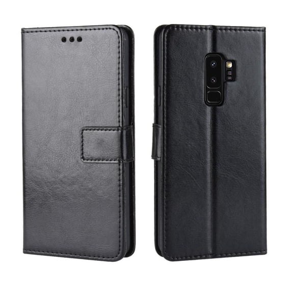 Flip Case for Samsung Galaxy S9 PLUS All-in-One Wallet Multifunctional Folio Flip Cover with Card Holder and Detachable Wrist Strap