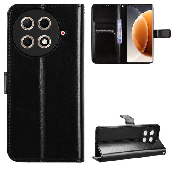 Flip Case for Tecno Camon 30S 4G All-in-One Wallet Multifunctional Folio Flip Cover with Card Holder and Detachable Wrist Strap