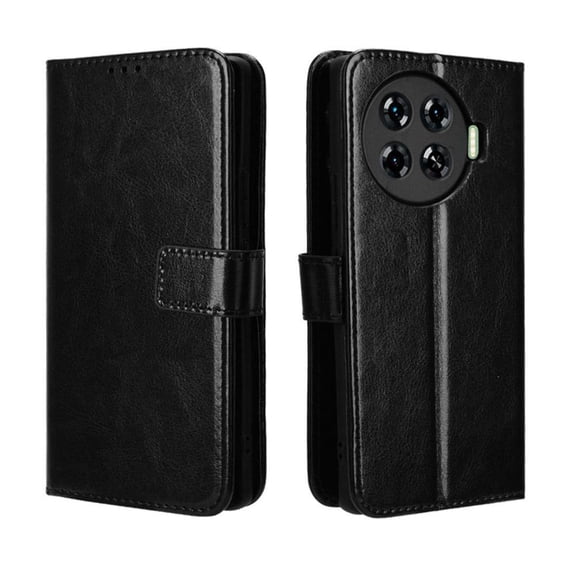 Flip Case for Tecno Spark 20 Pro+ 4G All-in-One Wallet Multifunctional Folio Flip Cover with Card Holder and Detachable Wrist Strap