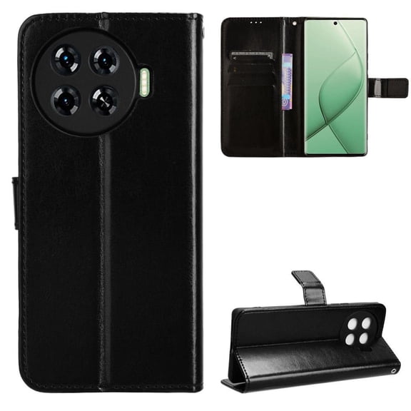 Flip Case for Tecno Spark 20 Pro Plus 4G All-in-One Wallet Multifunctional Folio Flip Cover with Card Holder and Detachable Wrist Strap
