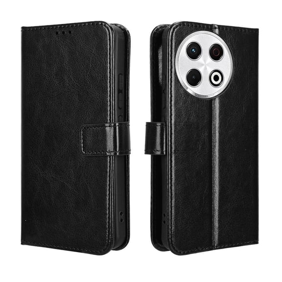 Flip Case for Tecno Spark 30 Pro 4G All-in-One Wallet Multifunctional Folio Flip Cover with Card Holder and Detachable Wrist Strap