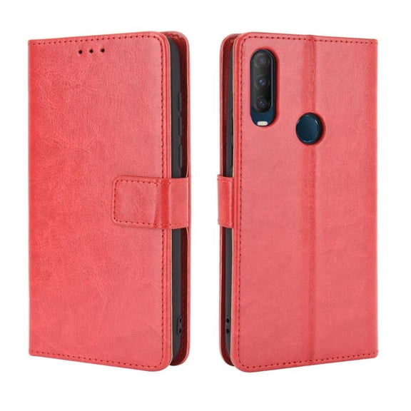 Flip Case for Vodafone Smart V11 All-in-One Wallet Multifunctional Folio Flip Cover with Card Holder and Detachable Wrist Strap