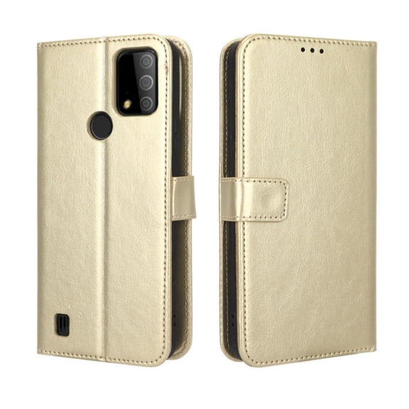 Flip Case for Vodafone Smart V22 All-in-One Wallet Multifunctional Folio Flip Cover with Card Holder and Detachable Wrist Strap