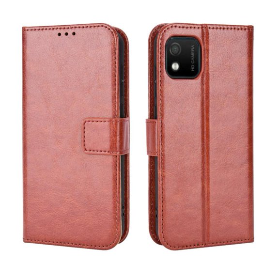 Flip Case for WIKO Y52 All-in-One Wallet Multifunctional Folio Flip Cover with Card Holder and Detachable Wrist Strap