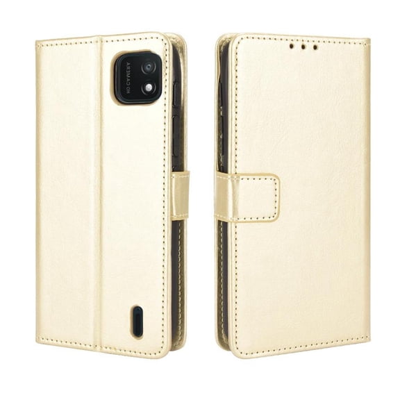 Flip Case for Wiko Y62 All-in-One Wallet Multifunctional Folio Flip Cover with Card Holder and Detachable Wrist Strap