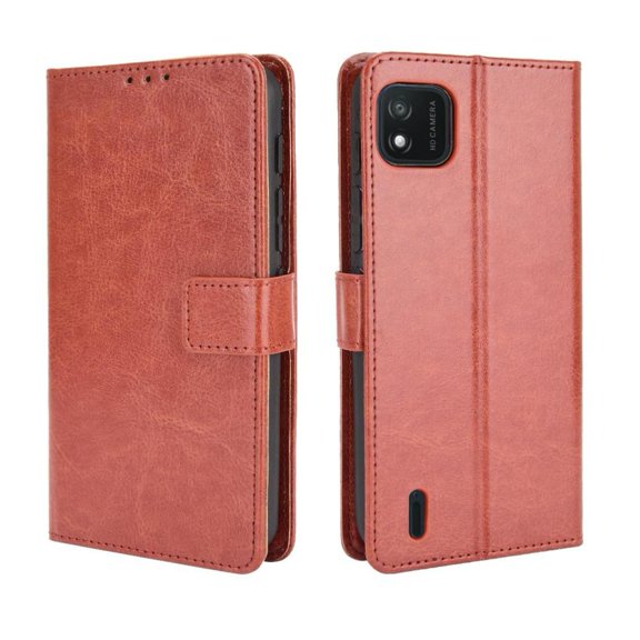 Flip Case for Wiko Y62 All-in-One Wallet Multifunctional Folio Flip Cover with Card Holder and Detachable Wrist Strap