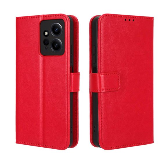 Flip Case for Xiaomi Note 12 4G All-in-One Wallet Multifunctional Folio Flip Cover with Card Holder and Detachable Wrist Strap