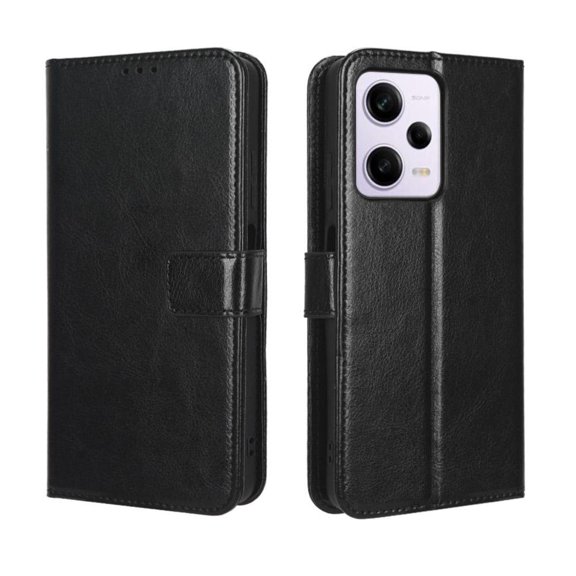 Flip Case for Xiaomi Note 12 Pro 5G All-in-One Wallet Multifunctional Folio Flip Cover with Card Holder and Detachable Wrist Strap