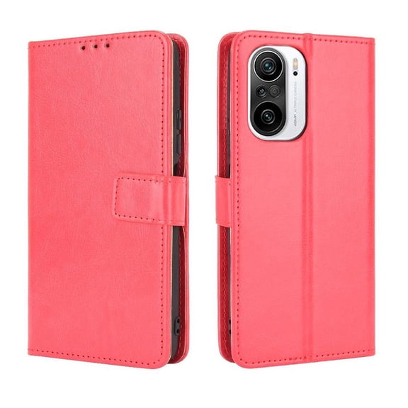 Flip Case for Xiaomi Poco F3 All-in-One Wallet Multifunctional Folio Flip Cover with Card Holder and Detachable Wrist Strap