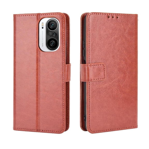 Flip Case for Xiaomi Poco F3 All-in-One Wallet Multifunctional Folio Flip Cover with Card Holder and Detachable Wrist Strap