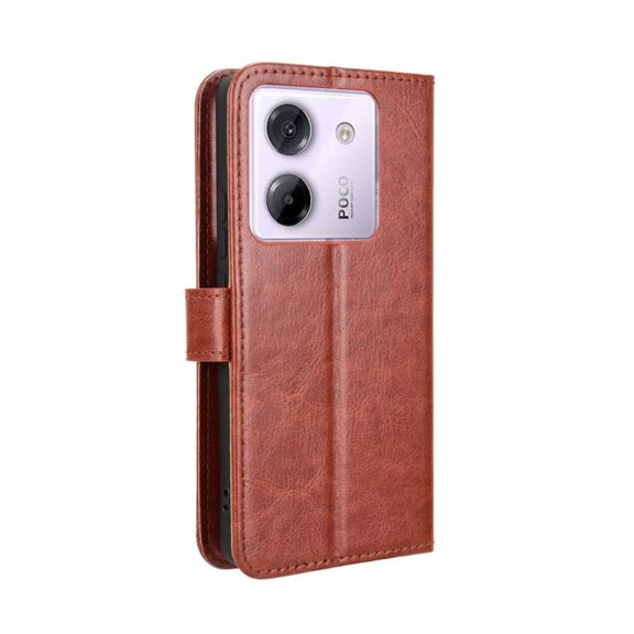 Flip Case for Xiaomi Poco M7 Pro 5G/Redmi Note 14 4G All-in-One Wallet Multifunctional Folio Flip Cover with Card Holder and Detachable Wrist Strap