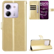 Flip Case for Xiaomi Poco M7 Pro 5G/Redmi Note 14 4G All-in-One Wallet Multifunctional Folio Flip Cover with Card Holder and Detachable Wrist Strap