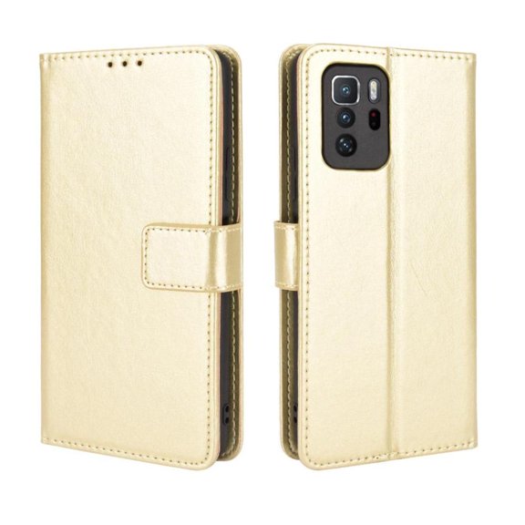 Flip Case for Xiaomi Poco X3 GT All-in-One Wallet Multifunctional Folio Flip Cover with Card Holder and Detachable Wrist Strap