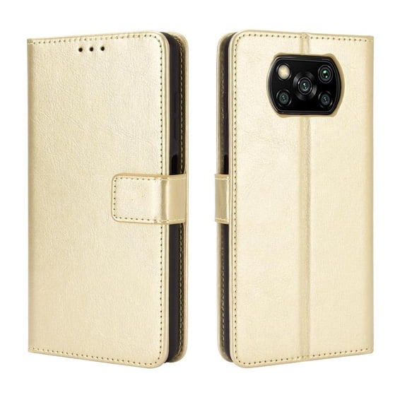 Flip Case for Xiaomi Poco X3/X3 PRO All-in-One Wallet Multifunctional Folio Flip Cover with Card Holder and Detachable Wrist Strap