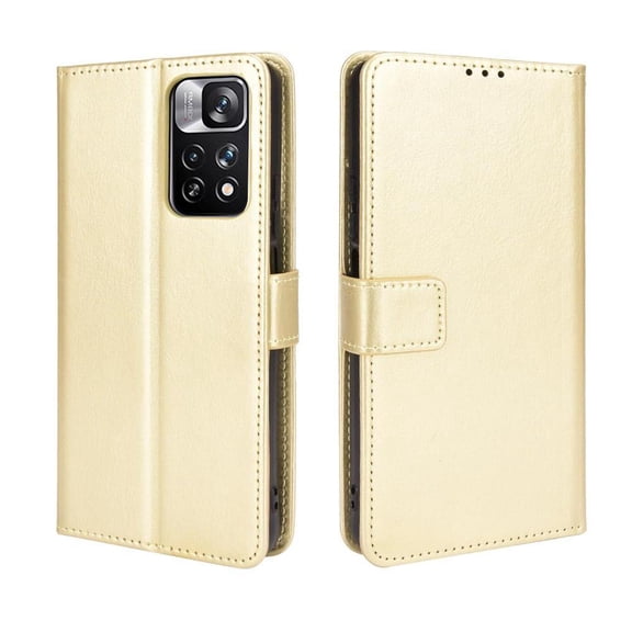 Flip Case for Xiaomi Poco X4 NFC All-in-One Wallet Multifunctional Folio Flip Cover with Card Holder and Detachable Wrist Strap