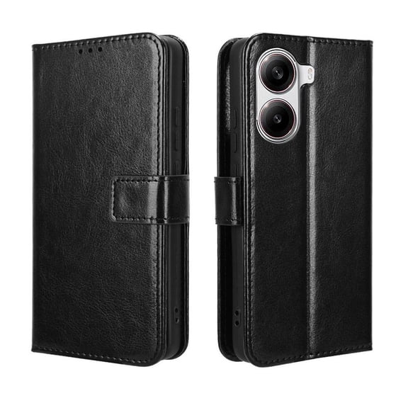 Flip Case for Xiaomi Poco X7 Pro 5G/Redmi Turbo 4 5G All-in-One Wallet Multifunctional Folio Flip Cover with Card Holder and Detachable Wrist Strap
