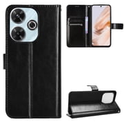 Flip Case for Xiaomi Redmi 13 4G All-in-One Wallet Multifunctional Folio Flip Cover with Card Holder and Detachable Wrist Strap
