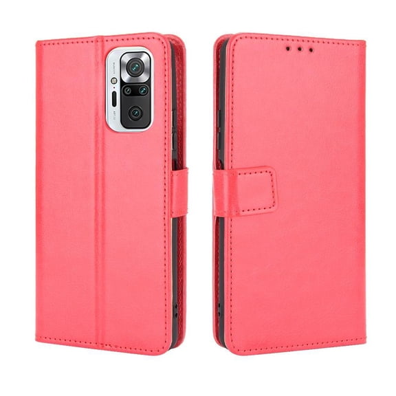 Flip Case for Xiaomi Redmi Note 10 PRO All-in-One Wallet Multifunctional Folio Flip Cover with Card Holder and Detachable Wrist Strap