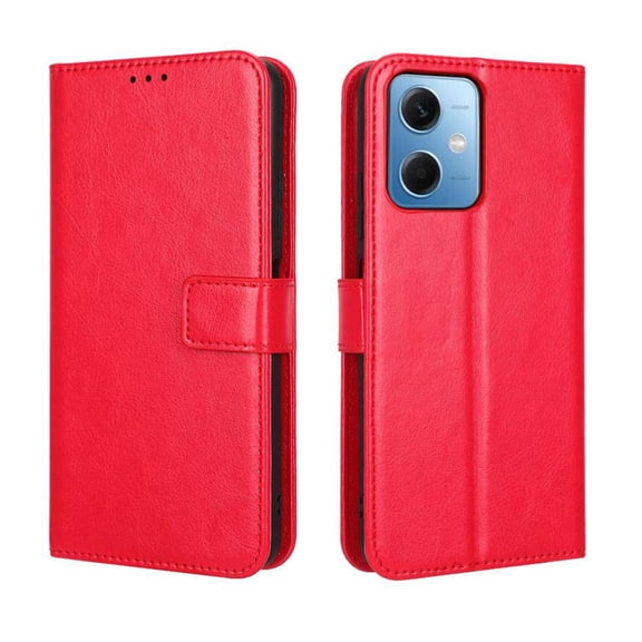 Flip Case for Xiaomi Redmi Note 12 5G All-in-One Wallet Multifunctional Folio Flip Cover with Card Holder and Detachable Wrist Strap