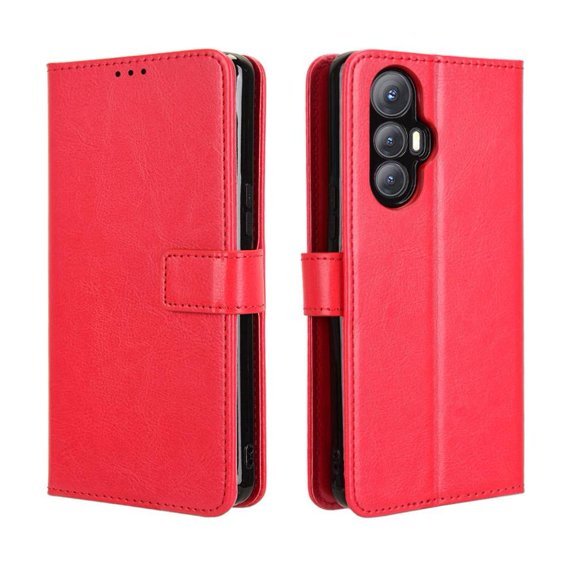 Flip Case for Xiaomi Redmi Note 14 4G All-in-One Wallet Multifunctional Folio Flip Cover with Card Holder and Detachable Wrist Strap