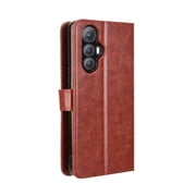 Flip Case for Xiaomi Redmi Note 14 4G All-in-One Wallet Multifunctional Folio Flip Cover with Card Holder and Detachable Wrist Strap