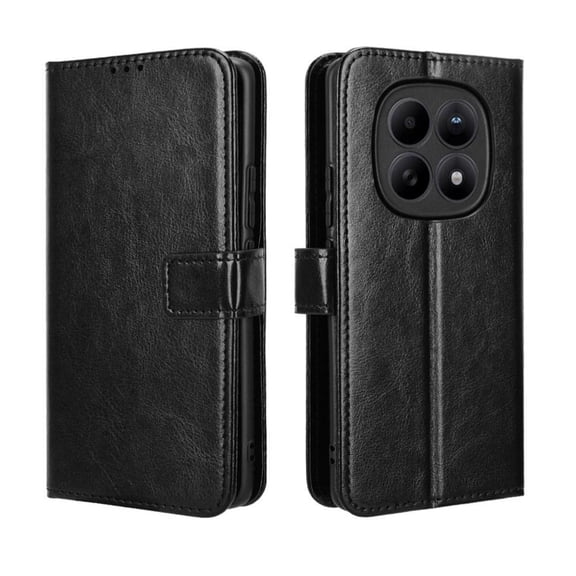 Flip Case for Xiaomi Redmi Note 15 4G All-in-One Wallet Multifunctional Folio Flip Cover with Card Holder and Detachable Wrist Strap