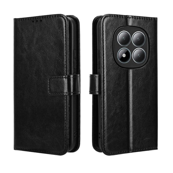 Flip Case for Xiaomi Redmi Note 15 Pro 4G All-in-One Wallet Multifunctional Folio Flip Cover with Card Holder and Detachable Wrist Strap