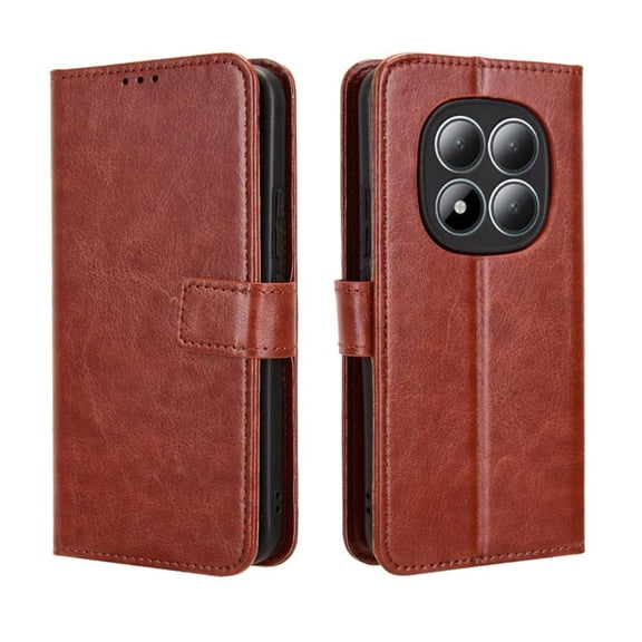 Flip Case for Xiaomi Redmi Note 15 Pro+ 5G All-in-One Wallet Multifunctional Folio Flip Cover with Card Holder and Detachable Wrist Strap