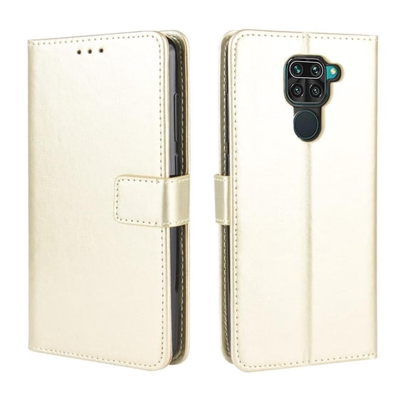 Flip Case for Xiaomi Redmi Note 9 All-in-One Wallet Multifunctional Folio Flip Cover with Card Holder and Detachable Wrist Strap