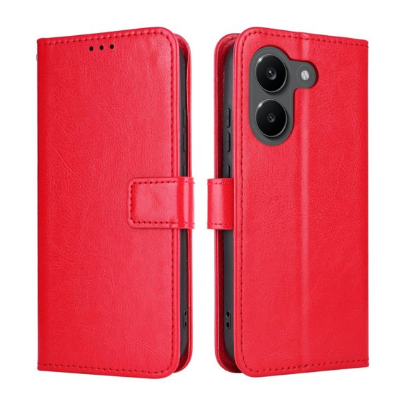 Flip Case for Xiaomi Redmi Turbo 5 5G All-in-One Wallet Multifunctional Folio Flip Cover with Card Holder and Detachable Wrist Strap